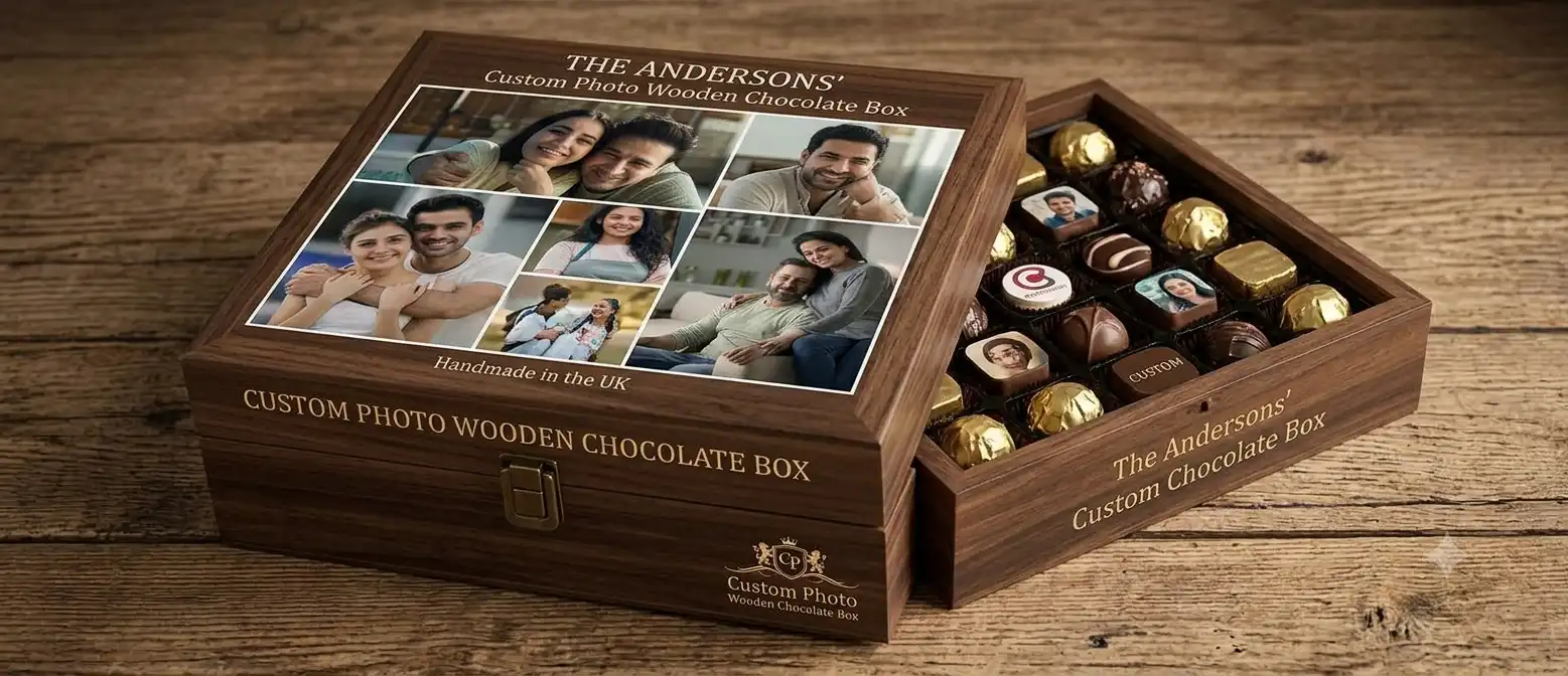 Custom Photo Wooden Chocolate Box